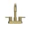 Keeney Mfg Dual Handle Bathroom Faucet with Pop-Up Drain, Matte Gold DEL74CMG - alternate 5
